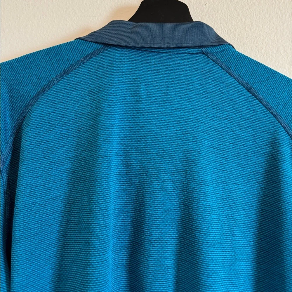 THE NORTH FACE Short Sleeve FlashDry Polo Men's Large Blue